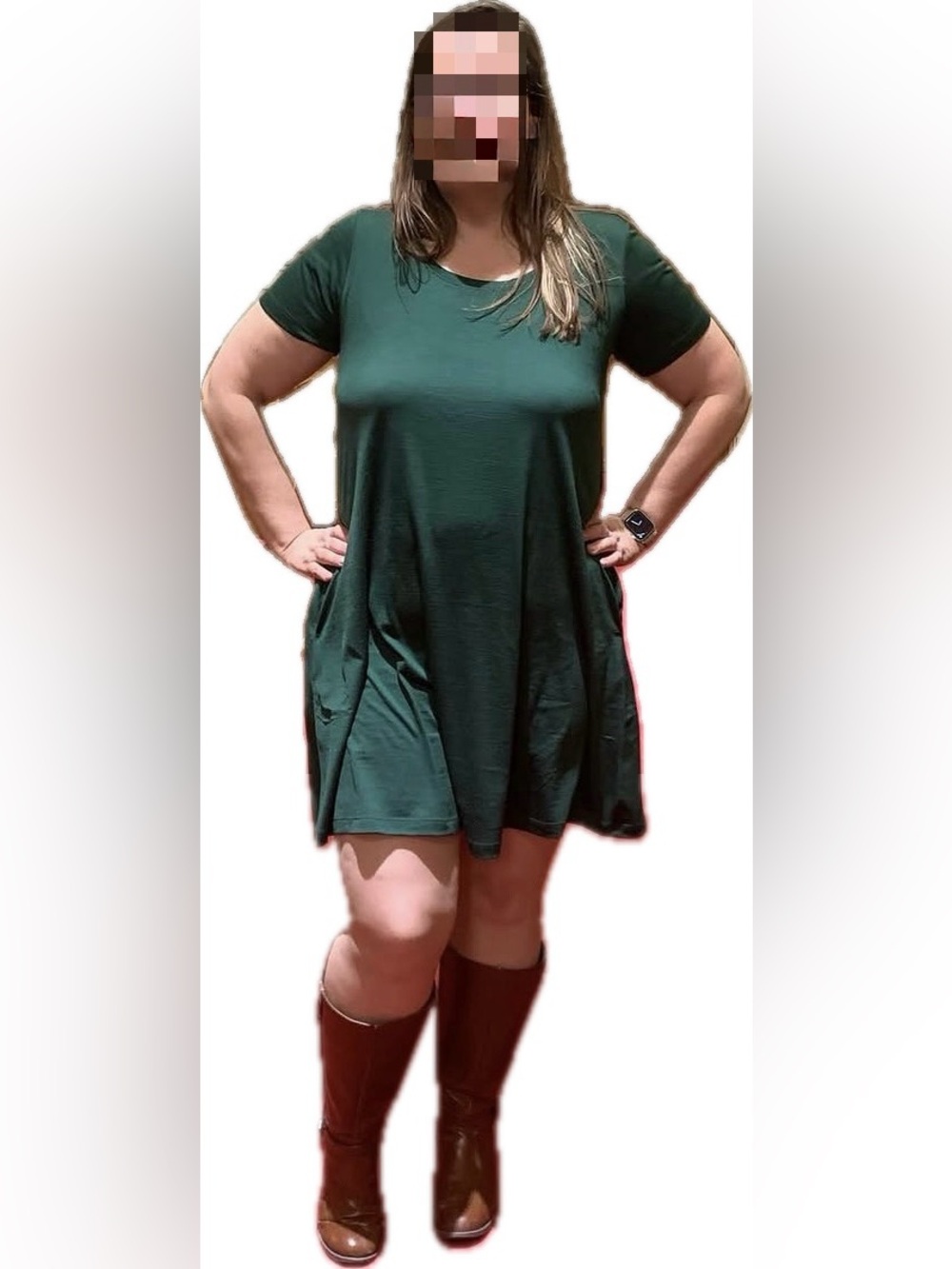 Women's Wool& Maggie Dress-Fern